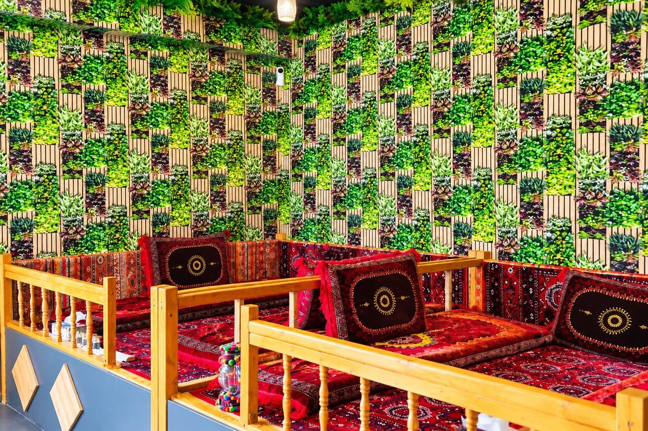 Detailansicht im Restaurant